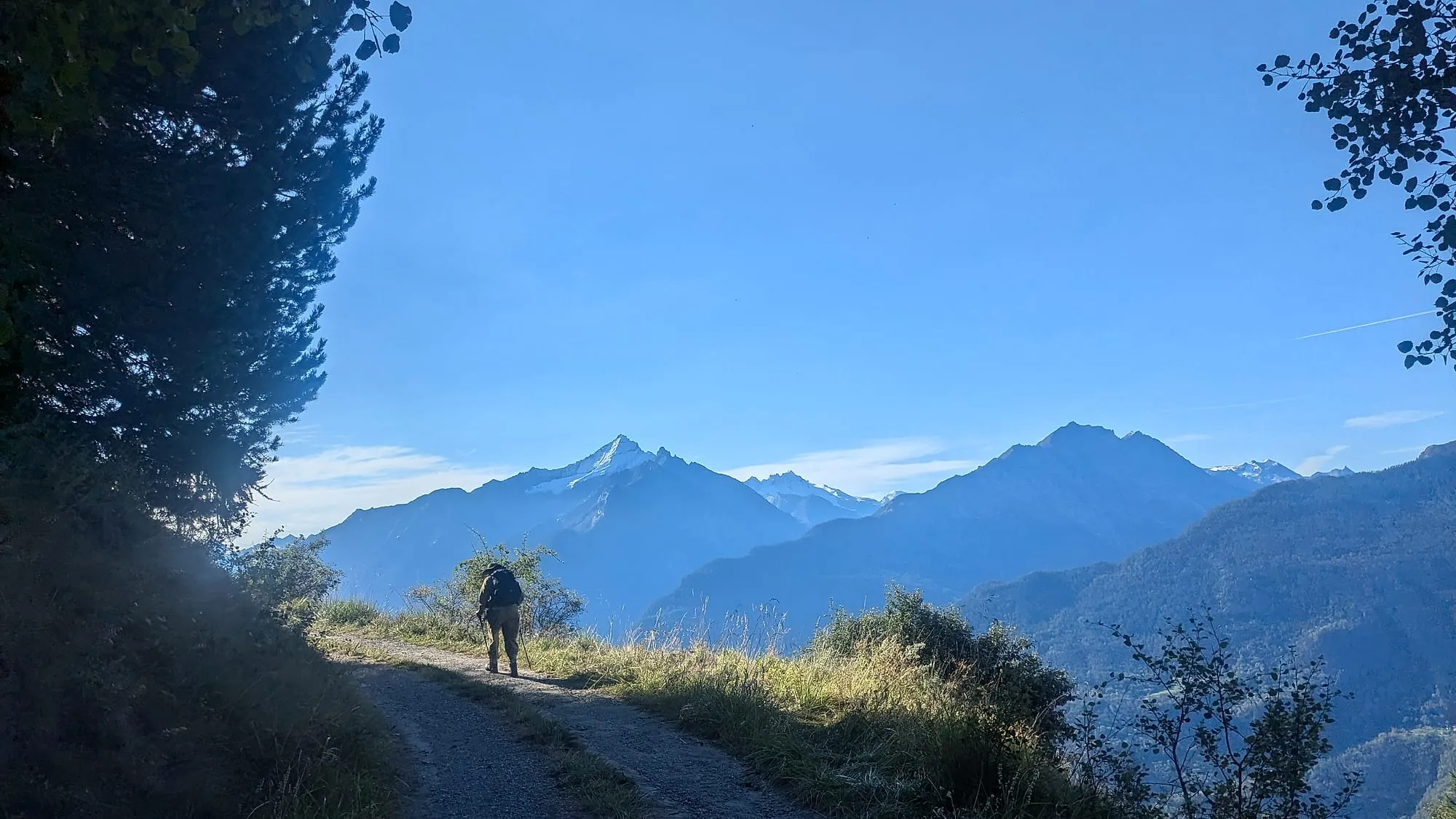 High above Val d’Aosta, northern Italy